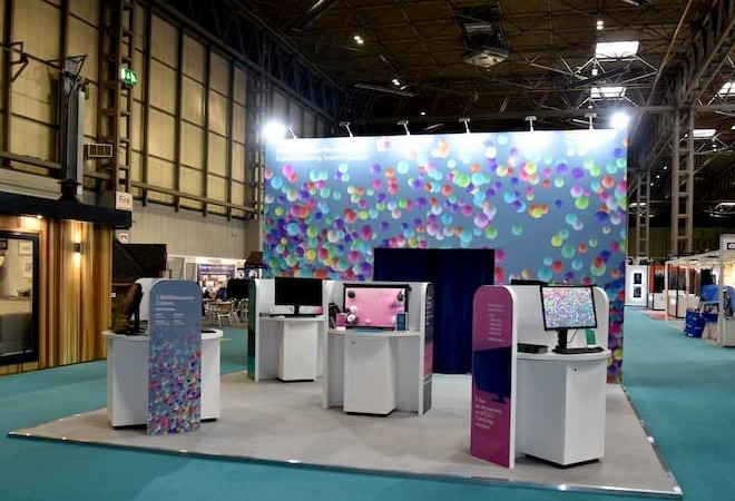 Bespoke Exhibition Stands supporting mobile image